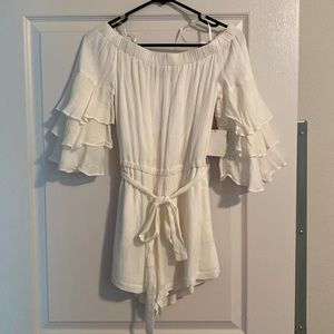 White Lulus Romper